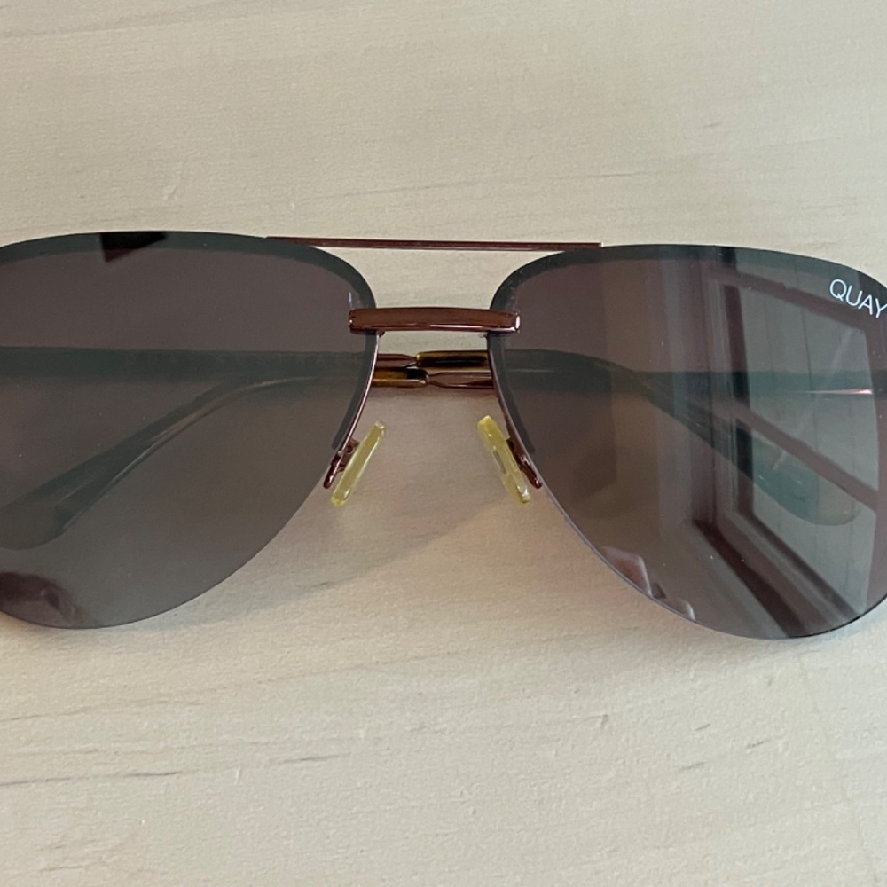 Quay Australia Playa Aviator Sunglasses